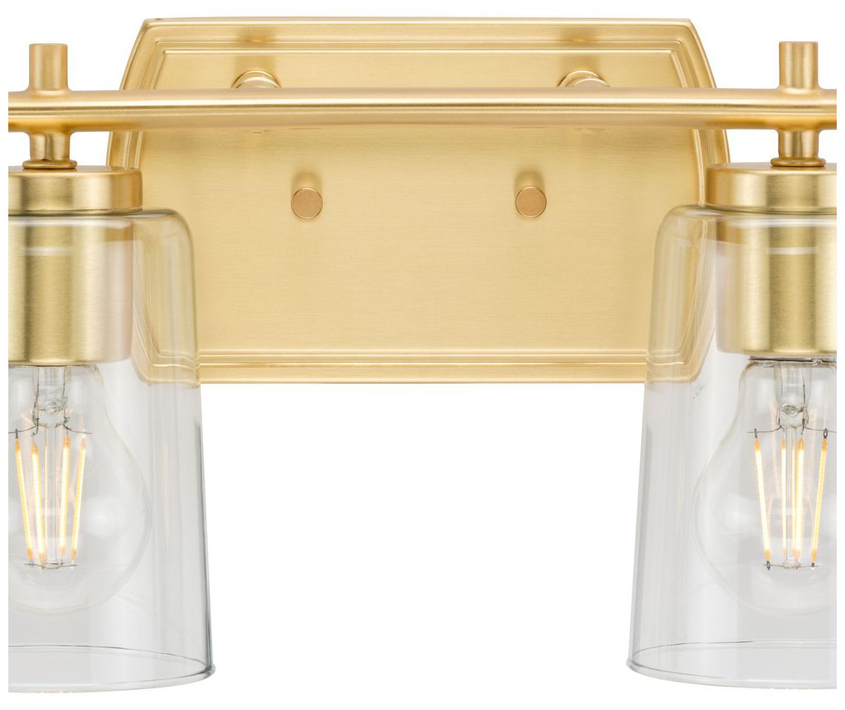 Image 3 Progress Lighting Adley 6-Light New Traditional Clear Glass Vanity Light more views