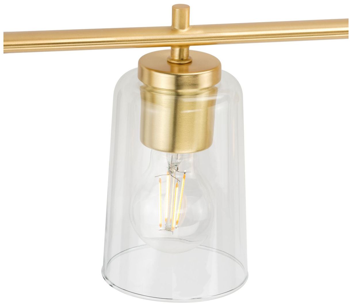 Image 7 Progress Lighting Adley 6-Light New Traditional Clear Glass Vanity Light more views