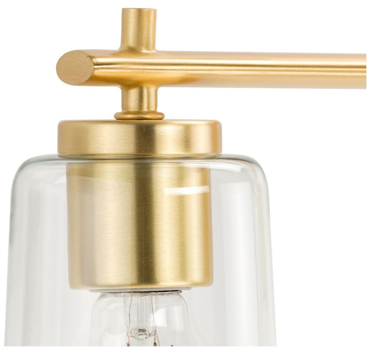 Progress Lighting Adley 6-Light New Traditional Clear Glass Vanity Light