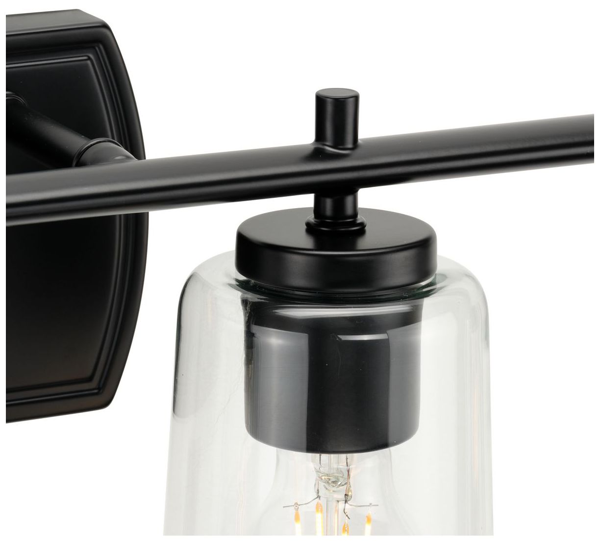 Image 6 Progress Lighting Adley 6-Light New Traditional Clear Glass Vanity Light more views