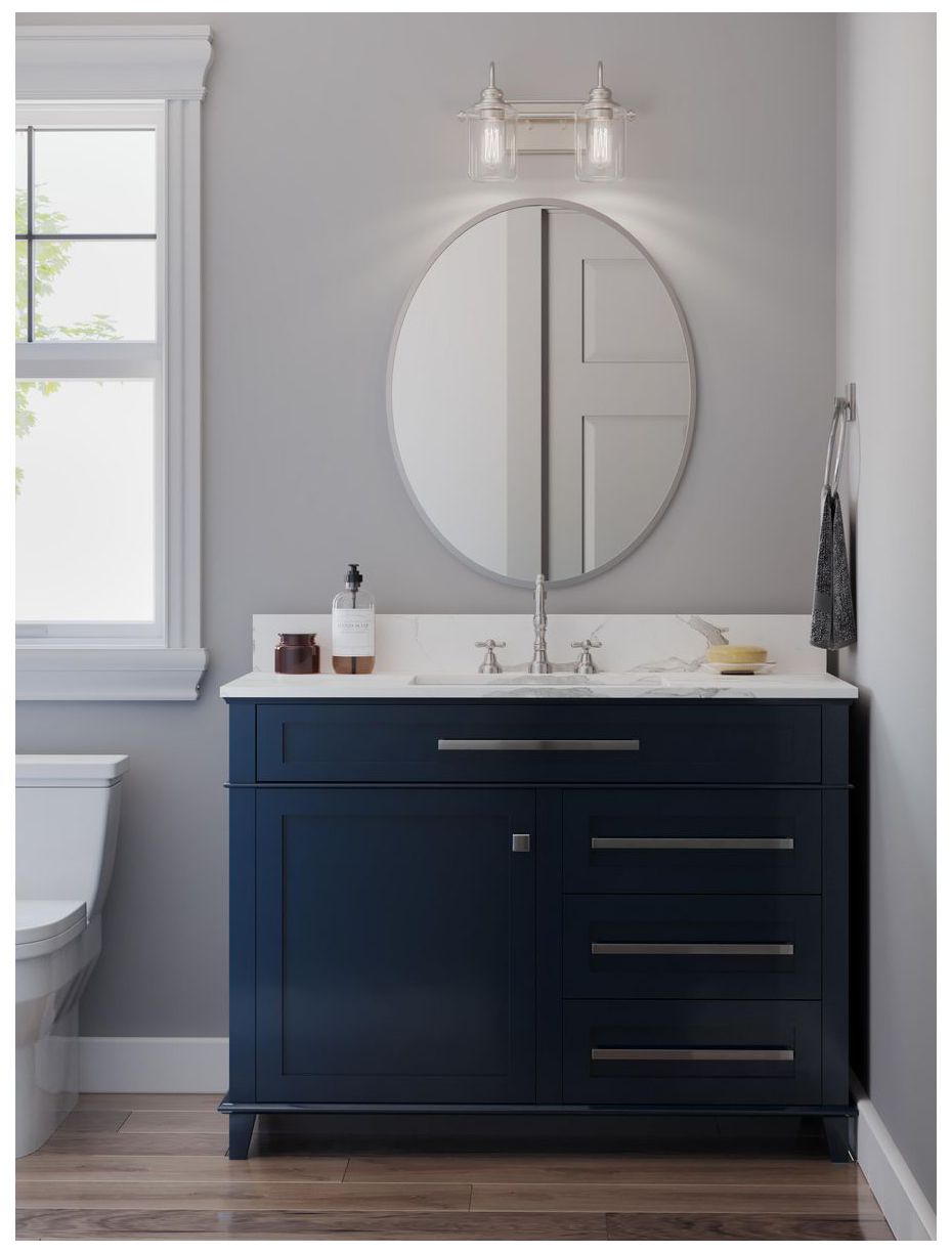 Image 2 Progress Lighting Aiken 2-Light Clear Glass Farmhouse Vanity Wall Light more views