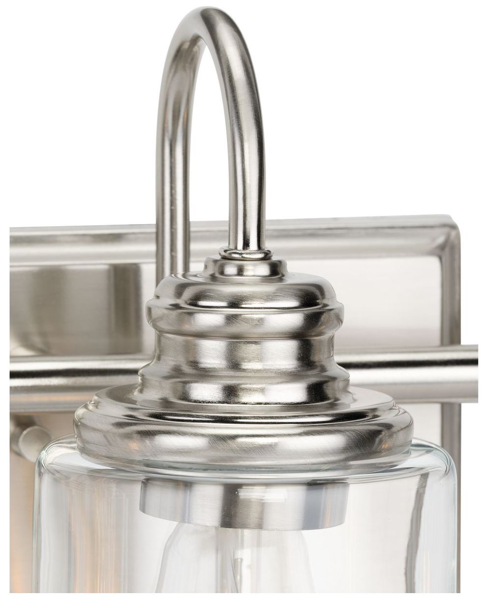 Image 6 Progress Lighting Aiken 3-Light Clear Glass Farmhouse Vanity Wall Light more views