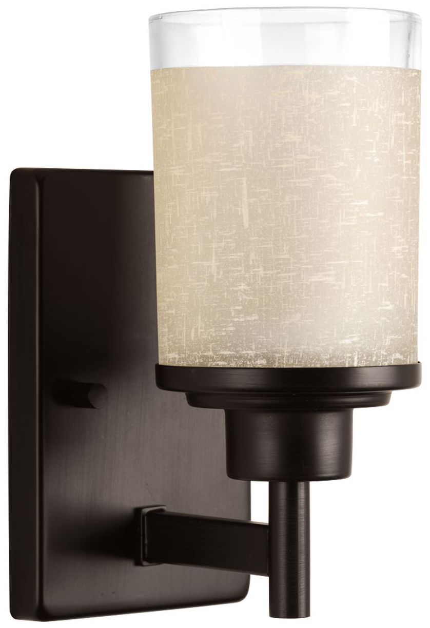 Progress Lighting Alexa One-Light Antique Bronze bath light