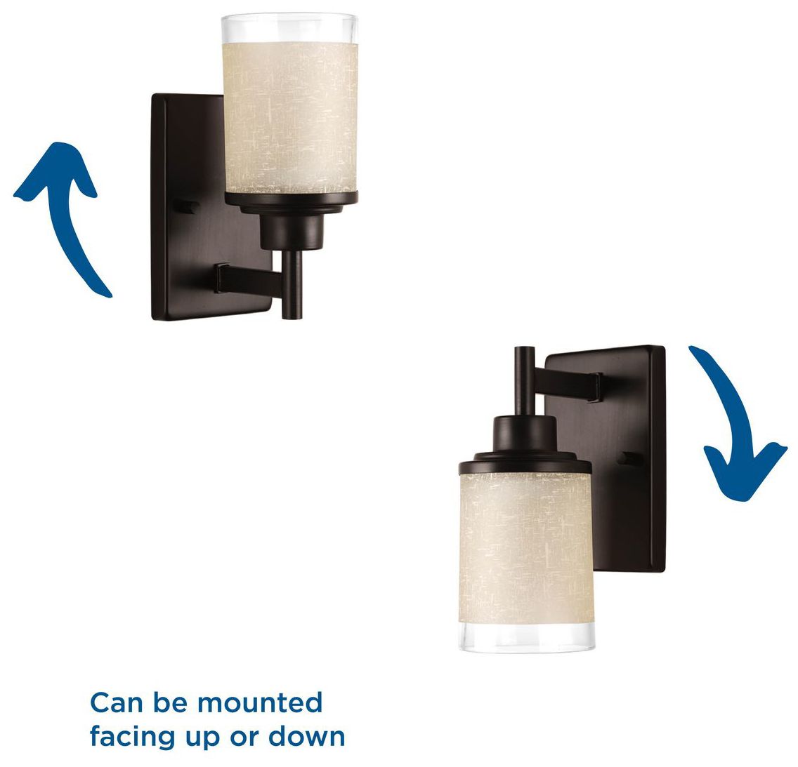Image 3 Progress Lighting Alexa One-Light Antique Bronze bath light more views