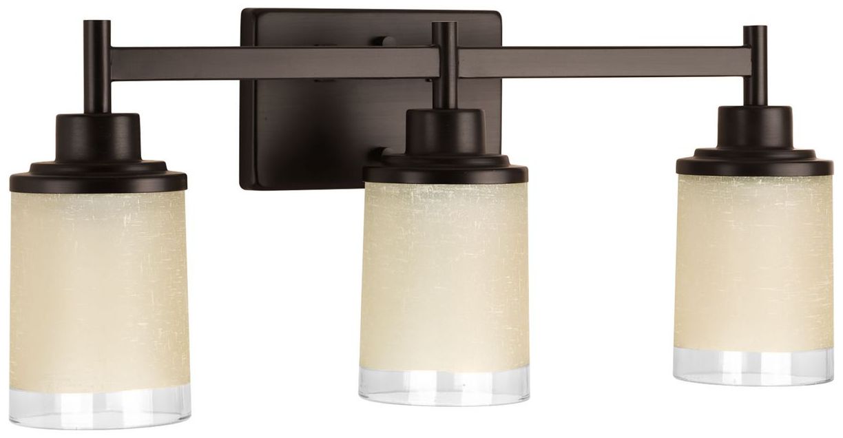 Image 3 Progress Lighting Alexa Three-Light Antique Bronze bath light more views