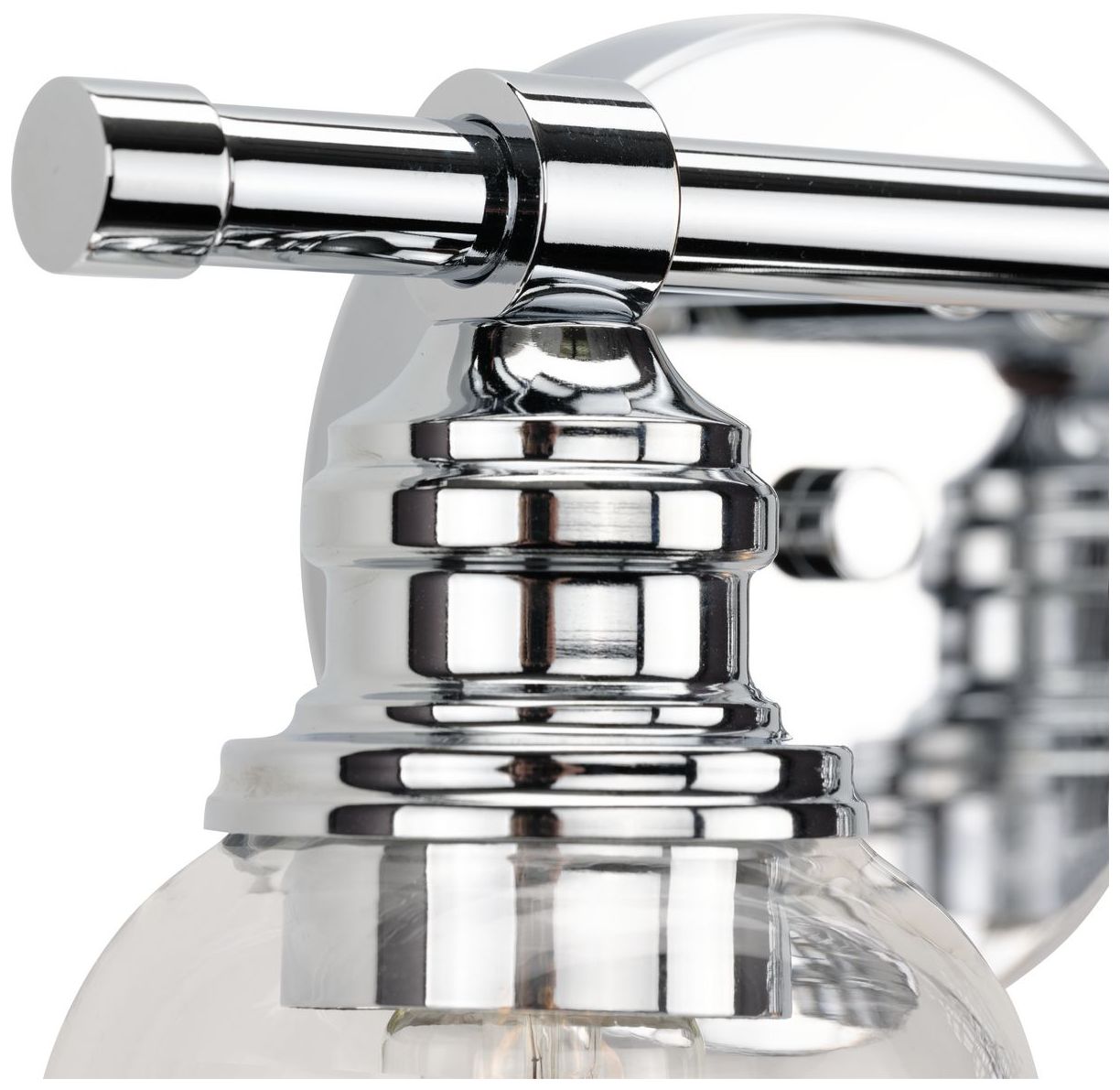 Image 7 Progress Lighting Ambrose 2-Light Farmhouse Clear Glass Vanity Light more views
