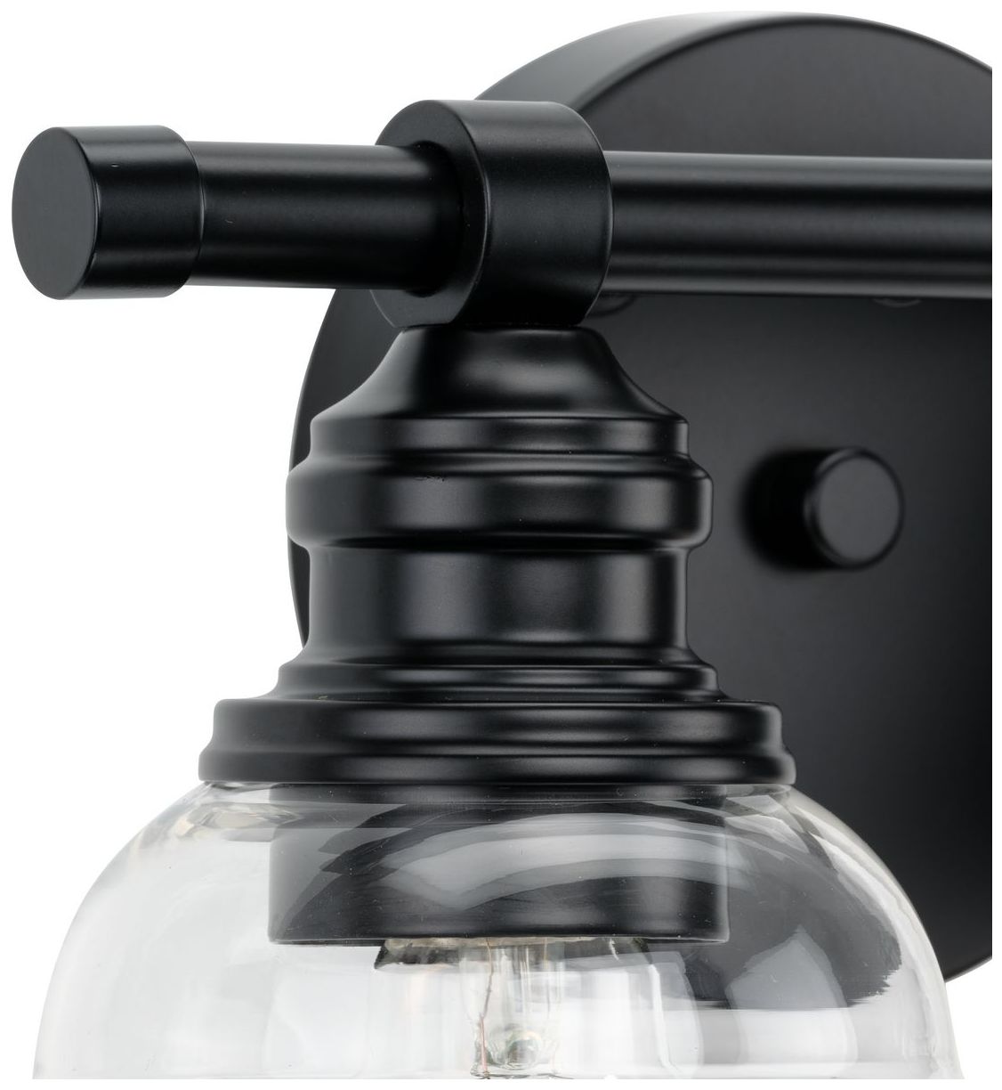 Image 5 Progress Lighting Ambrose 2-Light Farmhouse Clear Glass Vanity Light more views