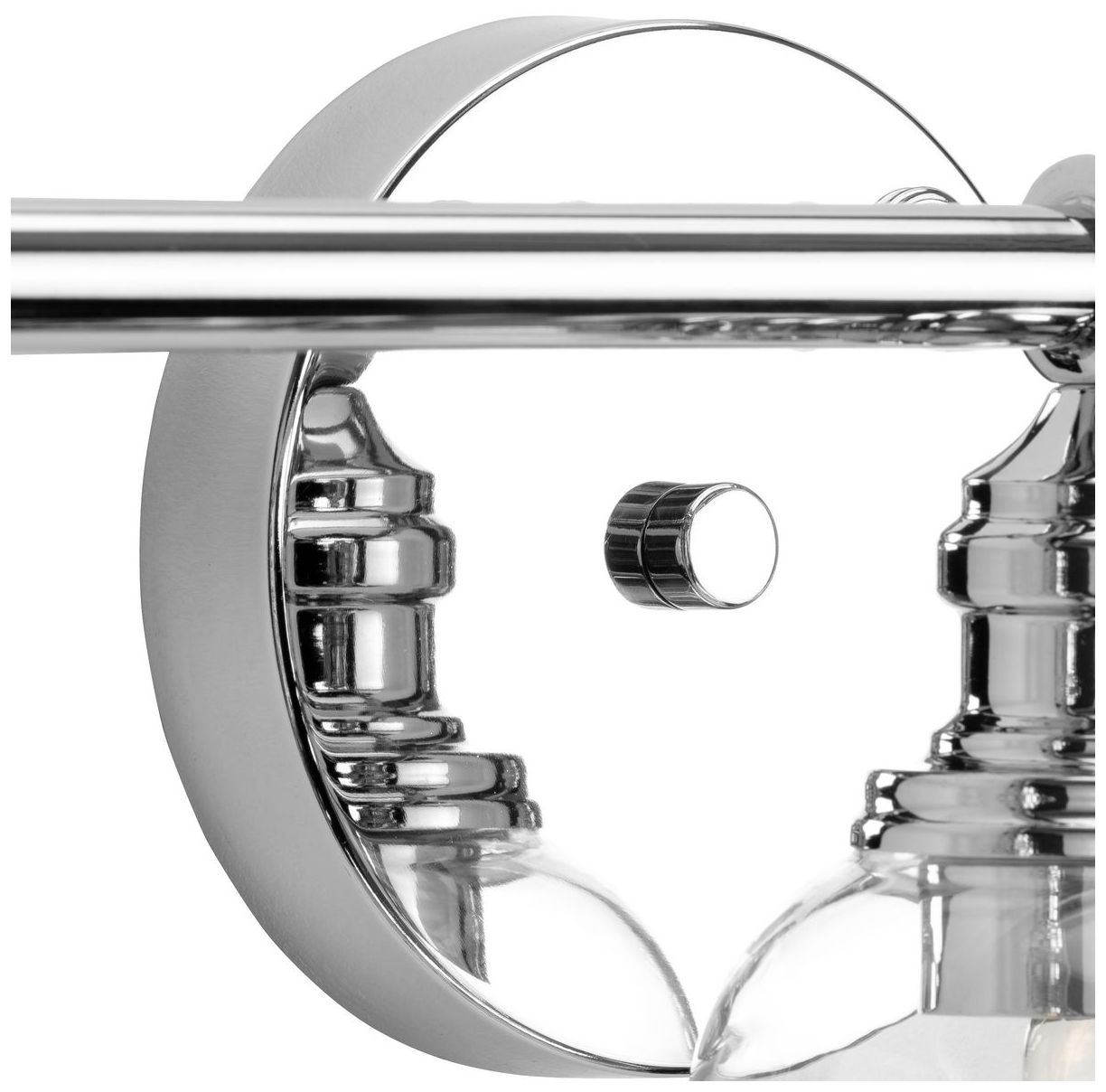 Progress Lighting Ambrose 3-Light Farmhouse Clear Glass Vanity Light