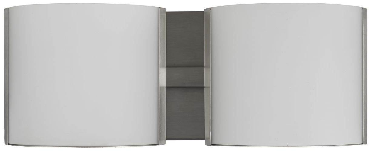 Image 3 Progress Lighting Arch LED 2-Light Etched Glass Modern Vanity Light more views