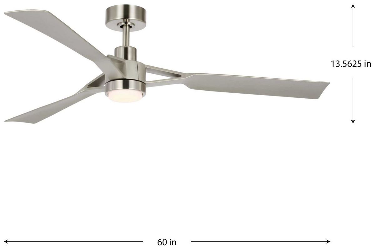 Image 3 Progress Lighting Belen Collection 60-in Three-Blade Ceiling Fan more views