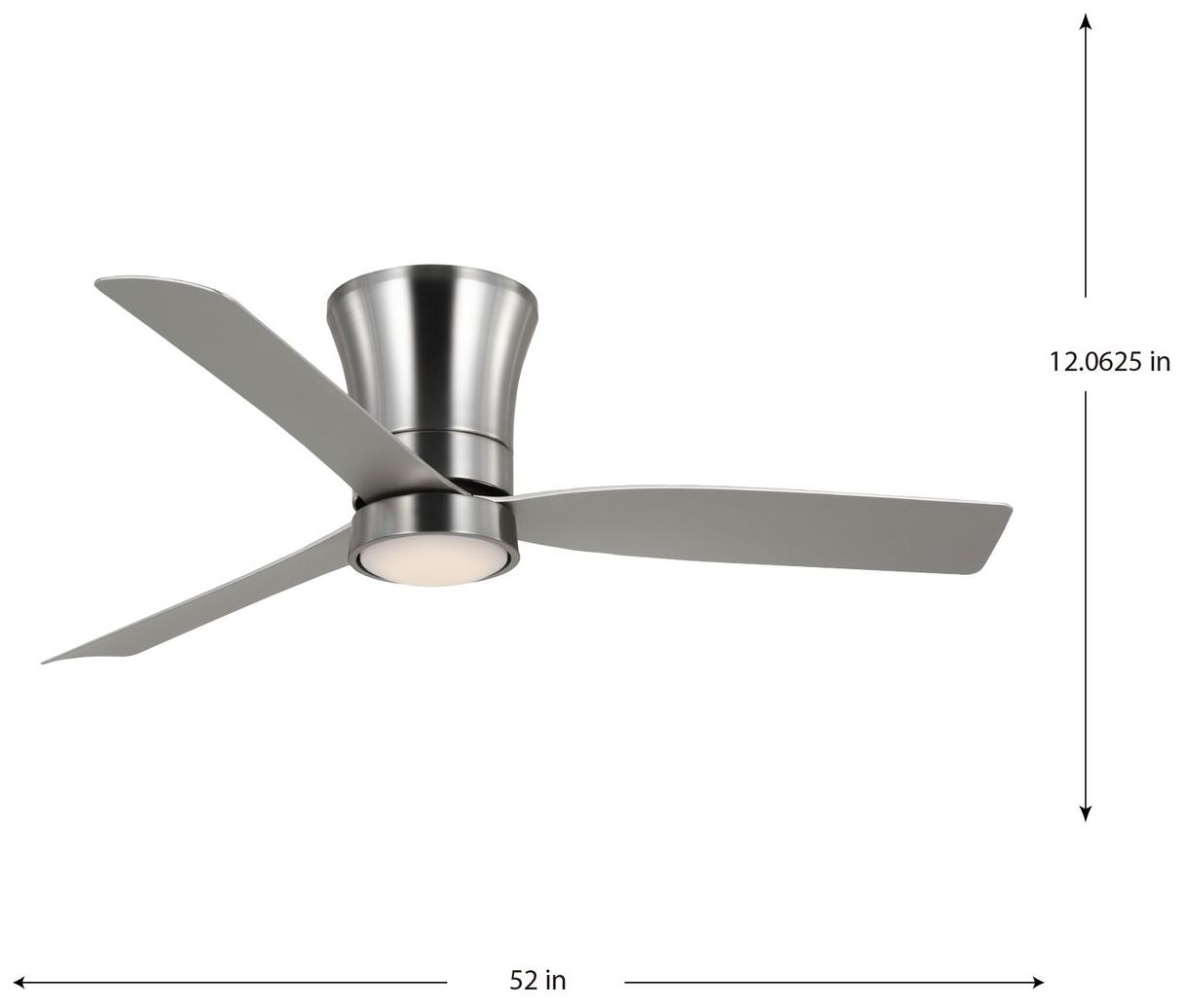 Image 3 Progress Lighting Brant Collection 52" Three-Blade Ceiling Fan more views