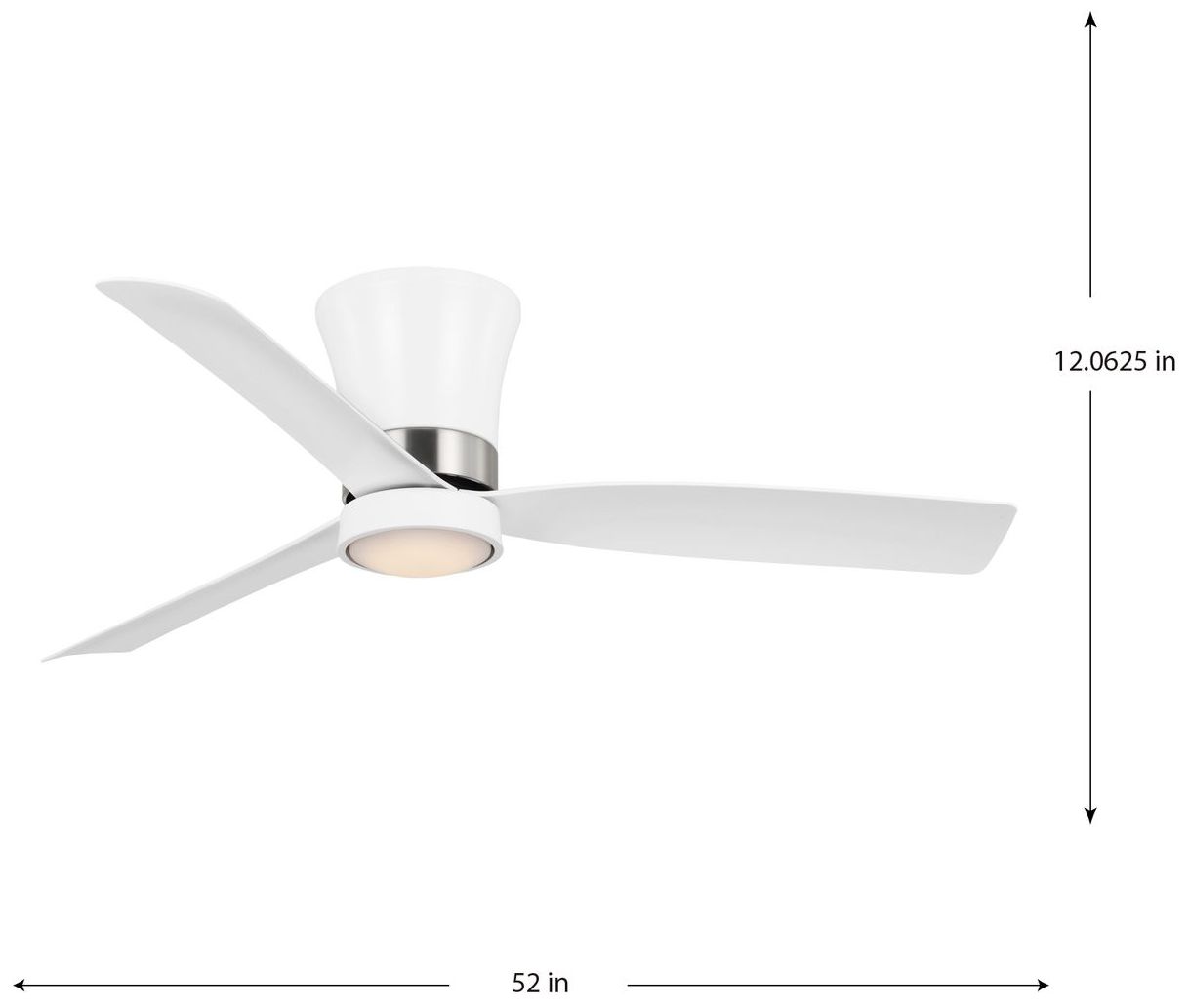 Image 3 Progress Lighting Brant Collection 52" Three-Blade Ceiling Fan more views