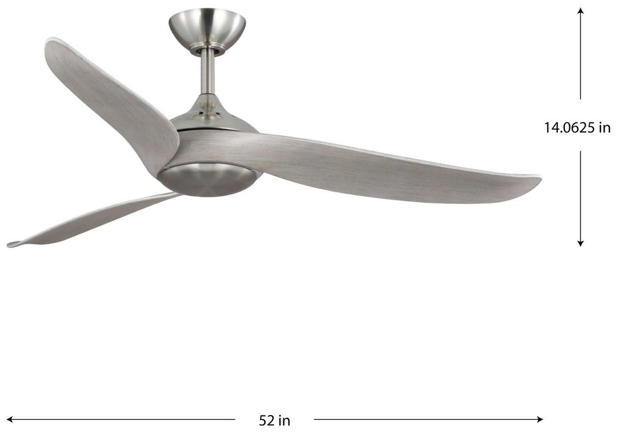 Image 4 Progress Lighting Conte Collection 52-in Three-Blade Ceiling Fan more views