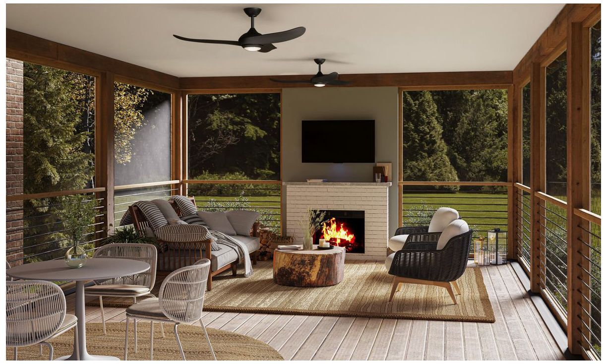 Image 3 Progress Lighting Conte Collection 52-in Three-Blade Ceiling Fan more views