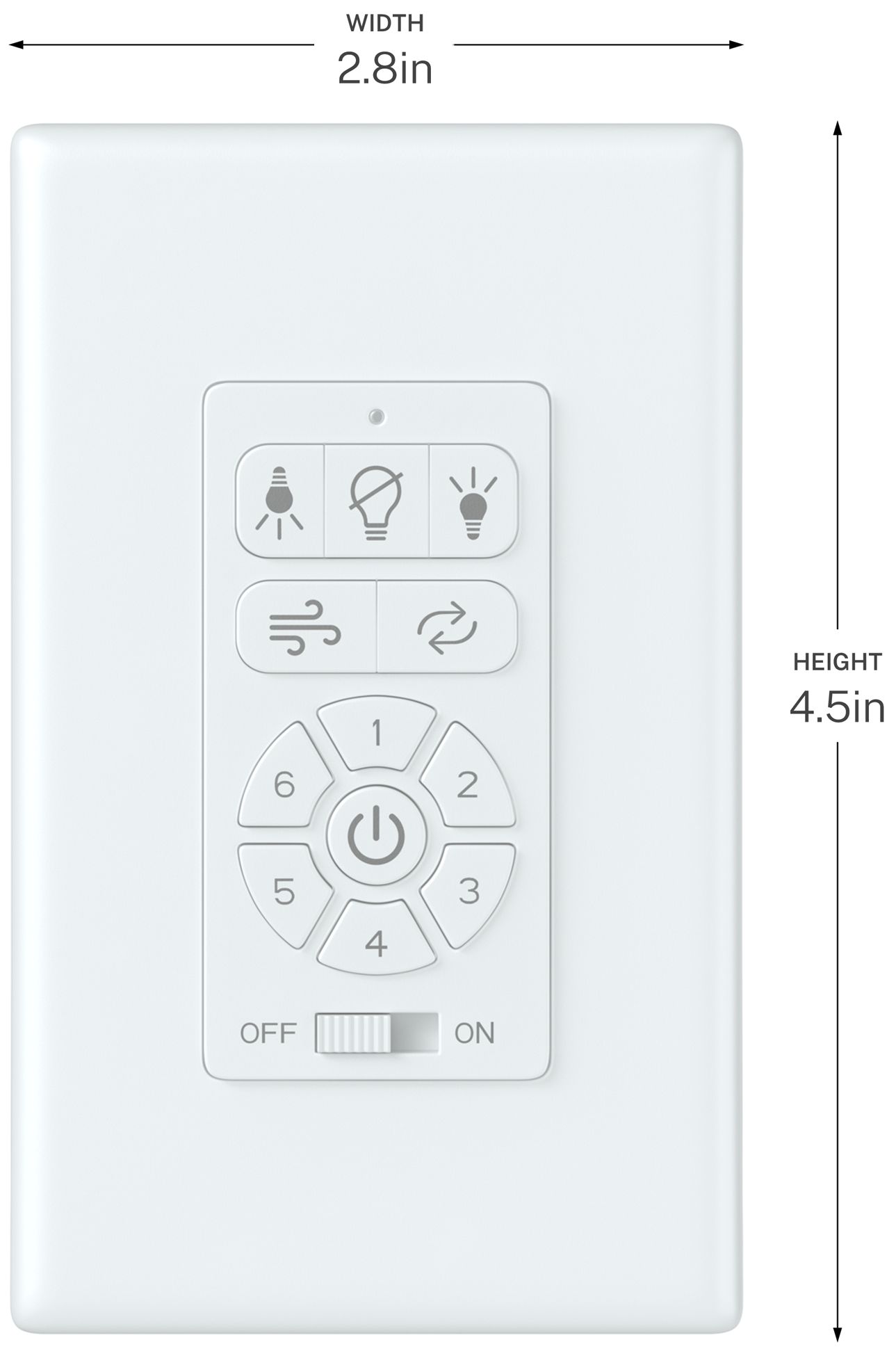 Image 2 Progress Lighting DC Full Function Wall Control more views
