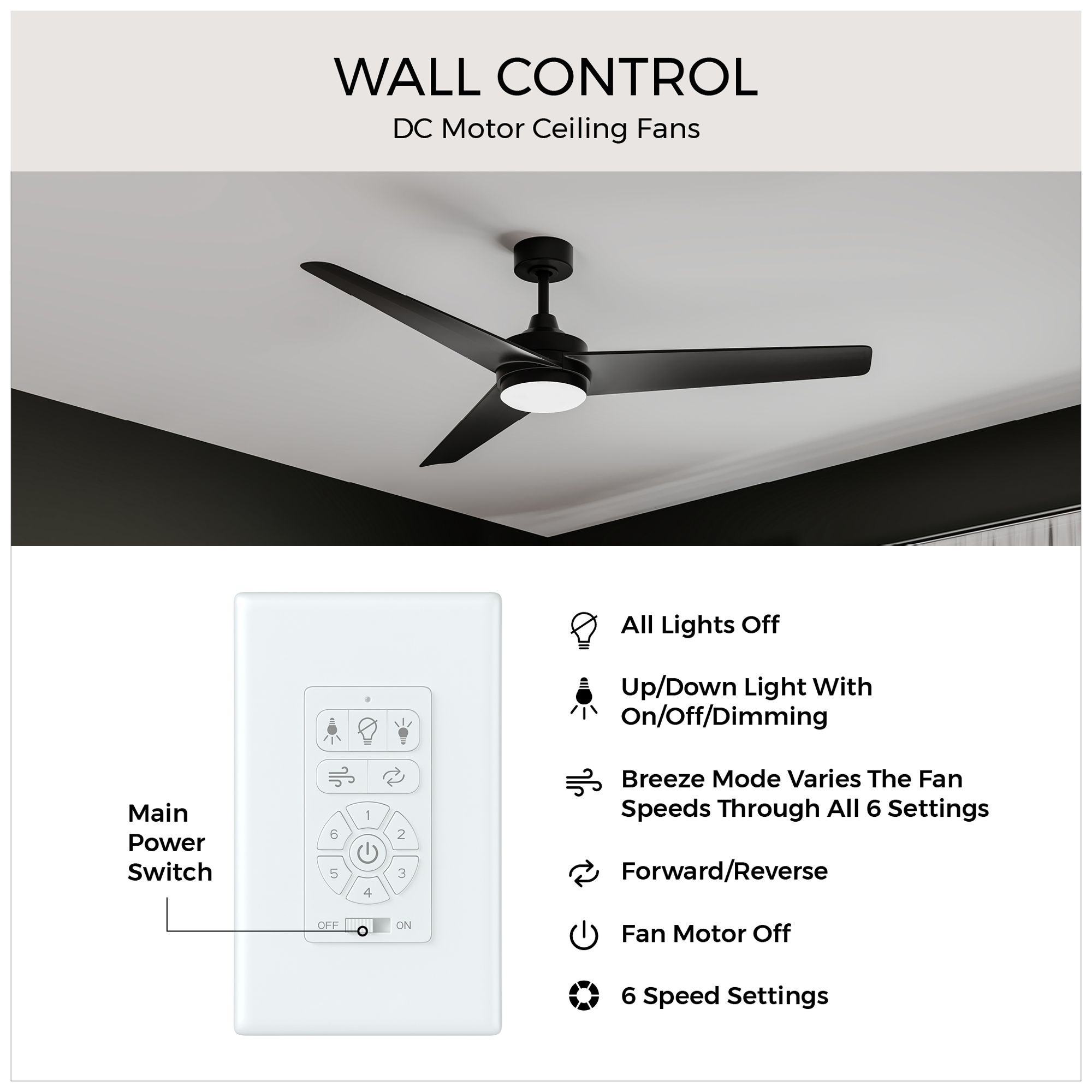 Image 3 Progress Lighting DC Full Function Wall Control more views