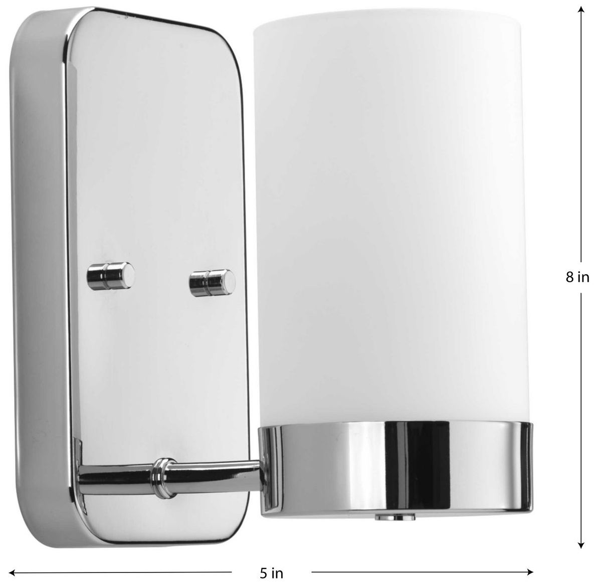 Image 4 Progress Lighting Elevate 1-Light Etched Glass Vanity Light more views