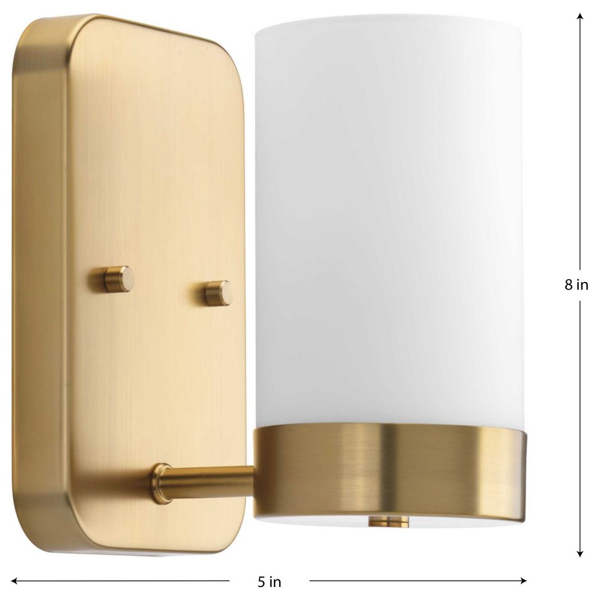 Image 4 Progress Lighting Elevate 1-Light Etched Glass Vanity Light more views