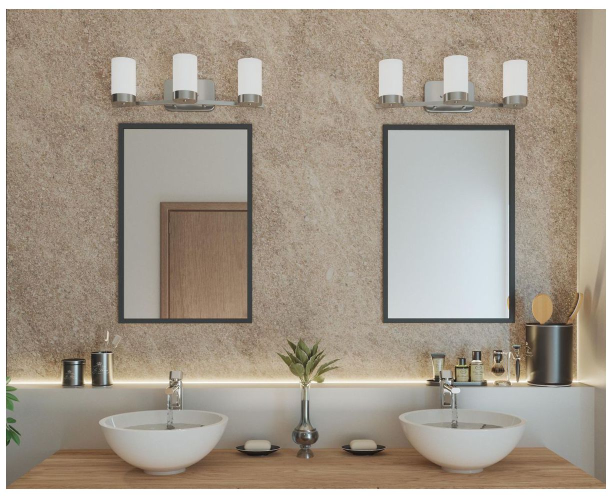 Image 3 Progress Lighting Elevate 3-Light Etched Glass Vanity Light more views