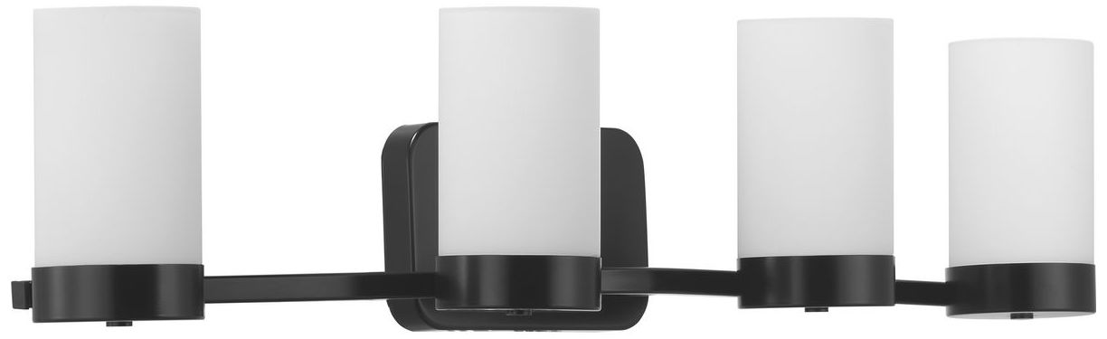 Progress Lighting Elevate 4-Light Etched Glass Vanity Light