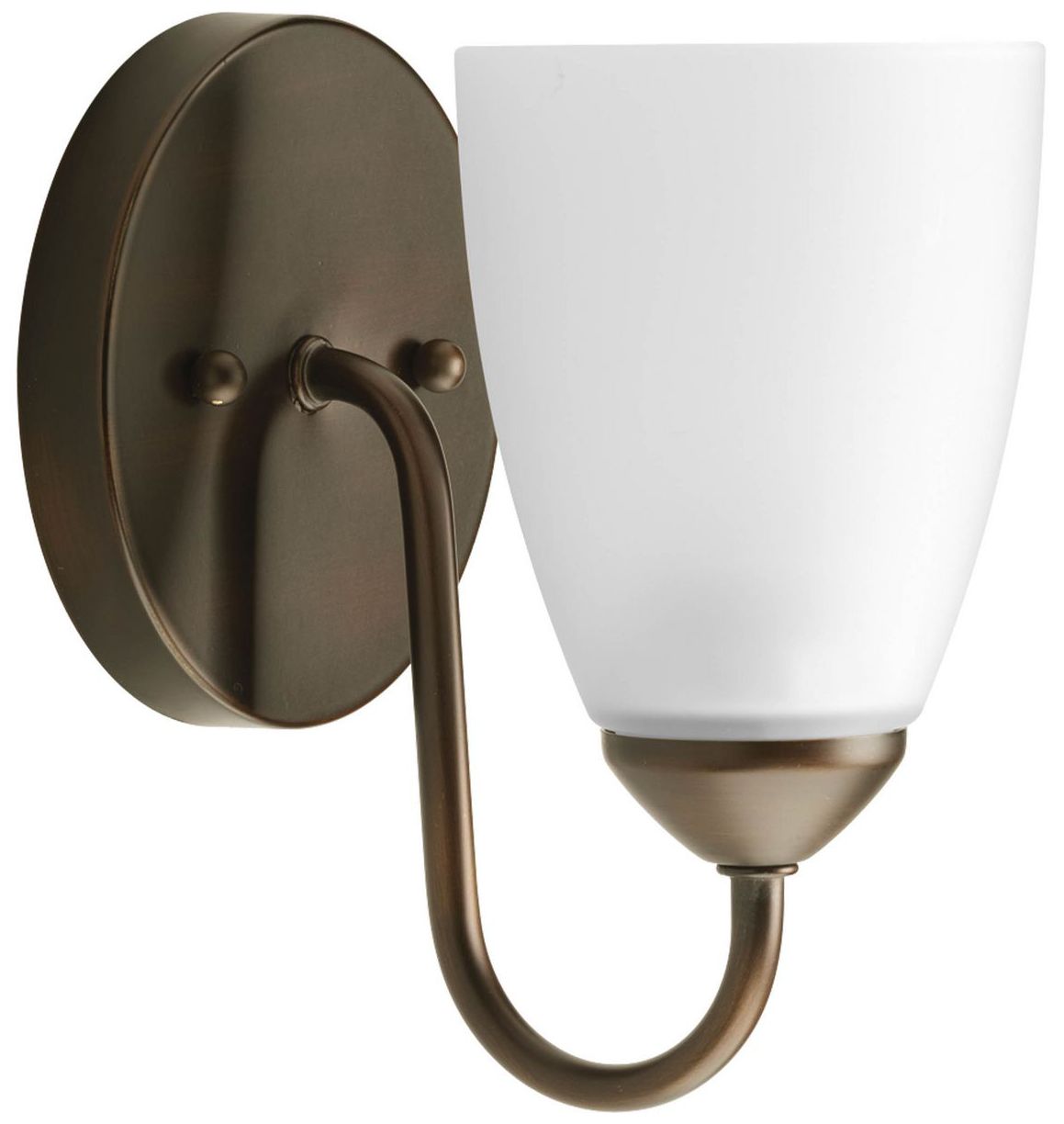 Image 2 Progress Lighting Gather Collection Antique Bronze 1-Light Vanity Light more views