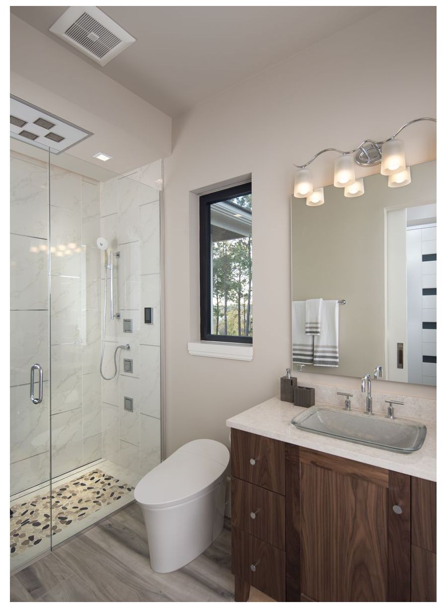 Image 5 Progress Lighting Inspire Polished Chrome 4-Light Etched Glass Vanity Light more views