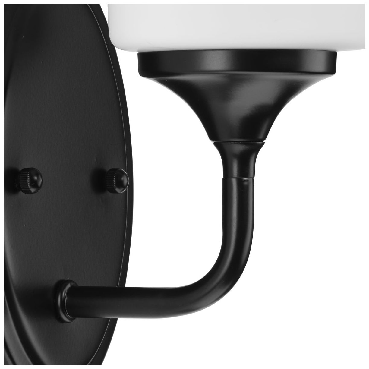 Image 2 Progress Lighting Lynzie Collection Matte Black 1-Light Vanity Light more views
