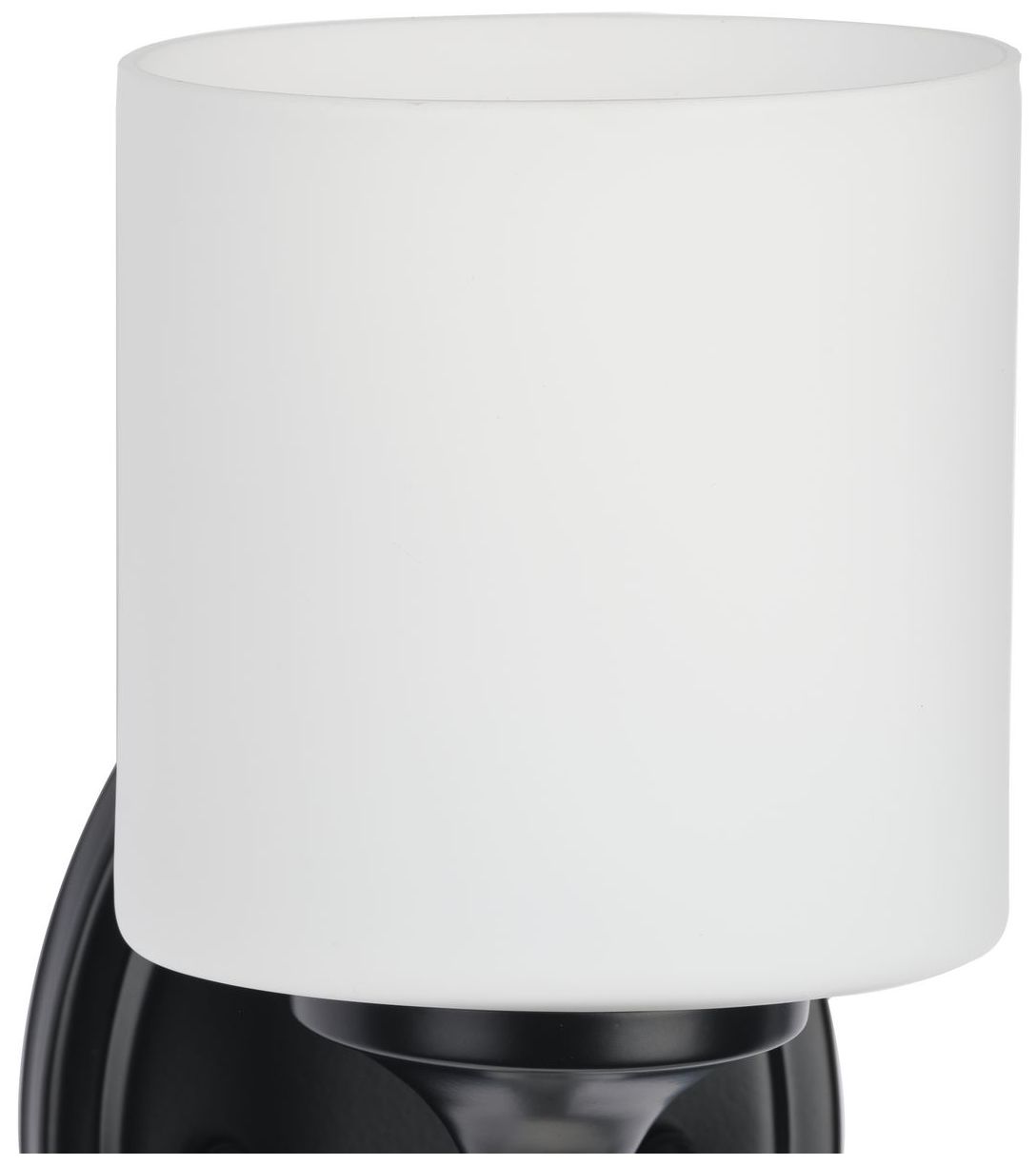 Image 5 Progress Lighting Lynzie Collection Matte Black 1-Light Vanity Light more views