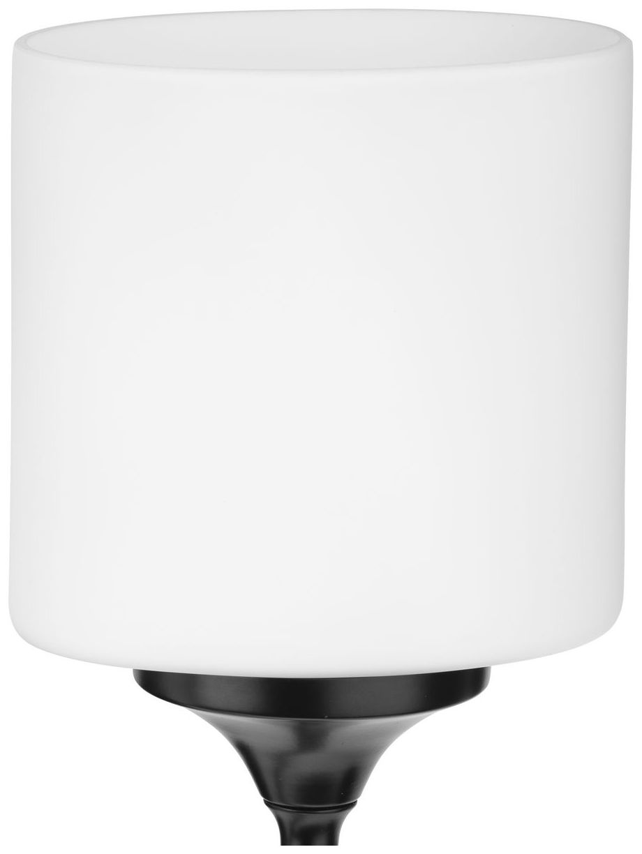 Image 4 Progress Lighting Lynzie Collection Matte Black 2-Light Vanity Light more views