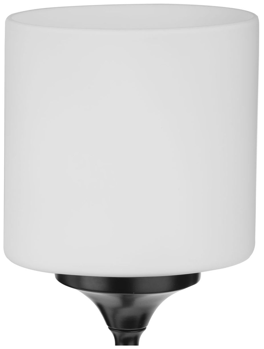 Image 4 Progress Lighting Lynzie Collection Matte Black 3-Light Vanity Light more views