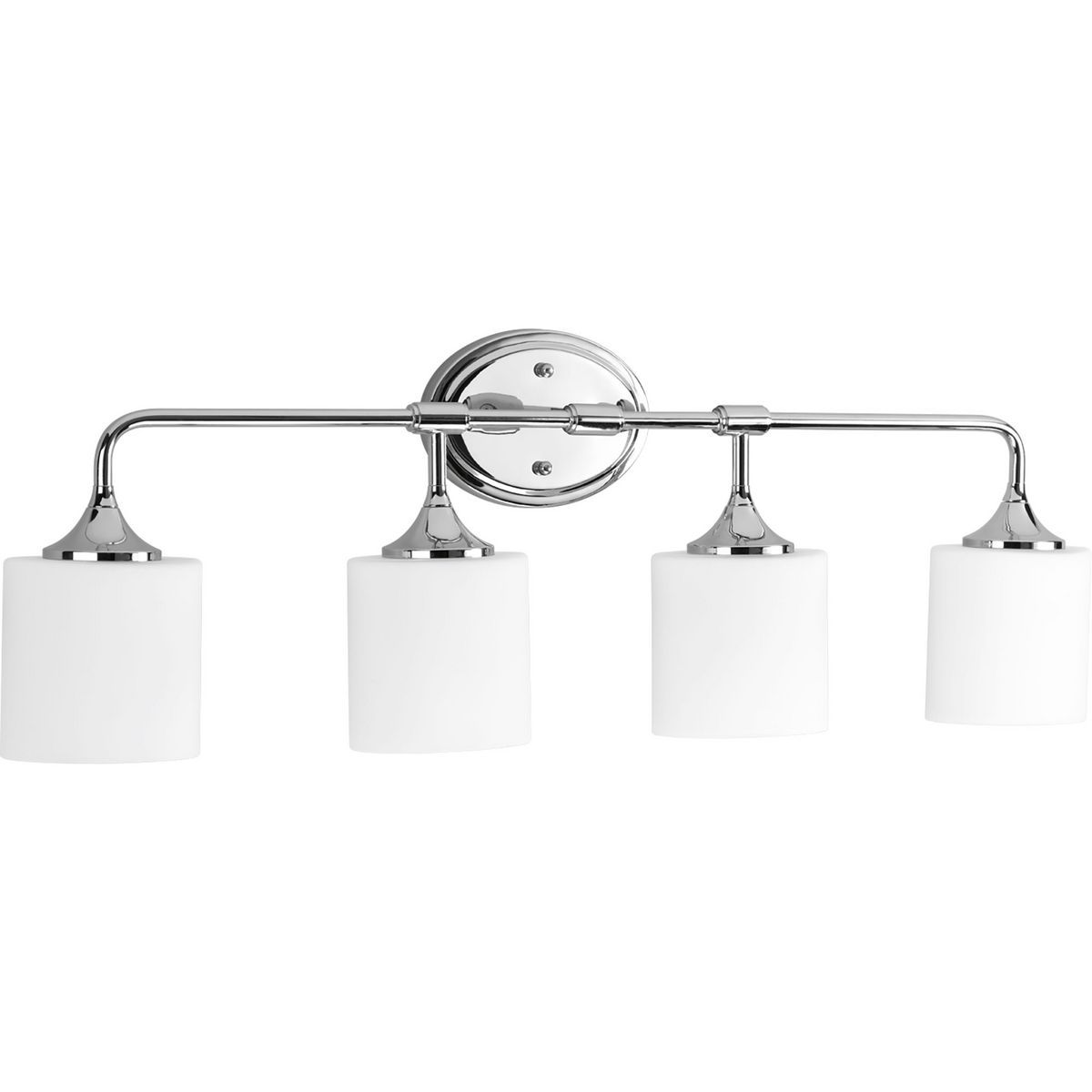 Image 3 Progress Lighting Lynzie Collection Polished Chrome 4-Light Vanity Light more views
