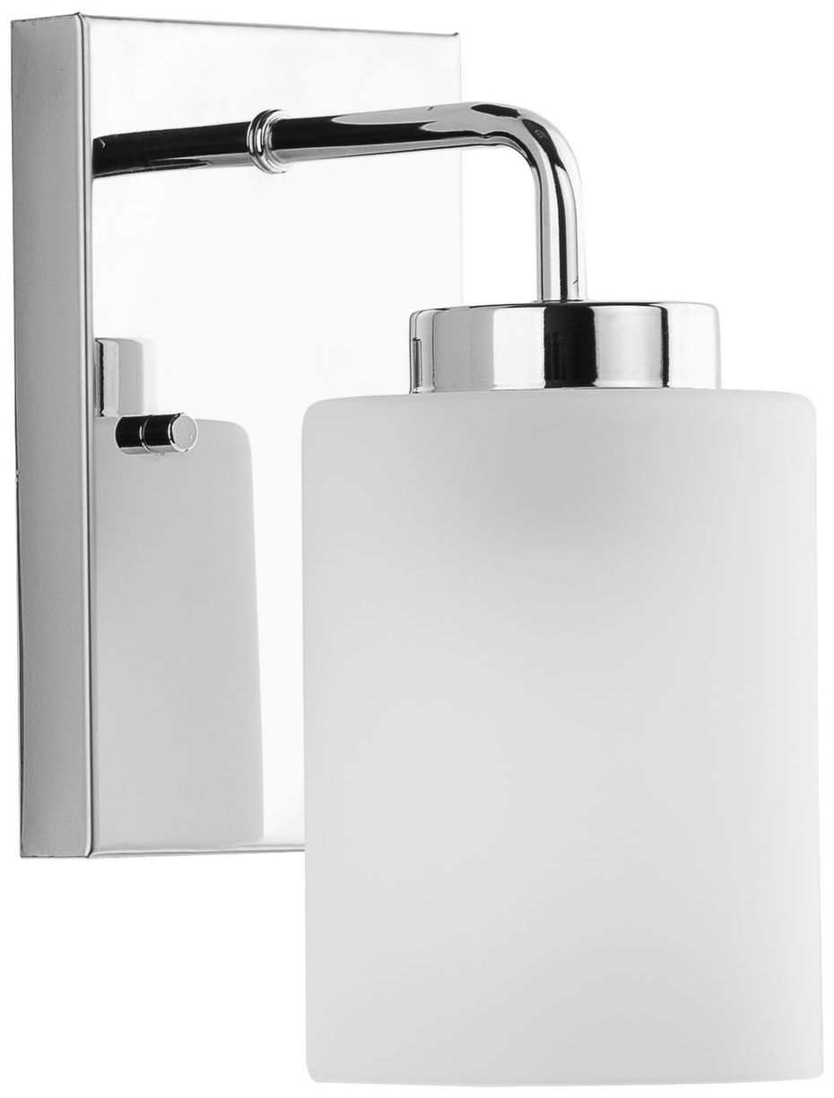 Progress Lighting Merry 1-Light Etched Glass Transitional Vanity Light