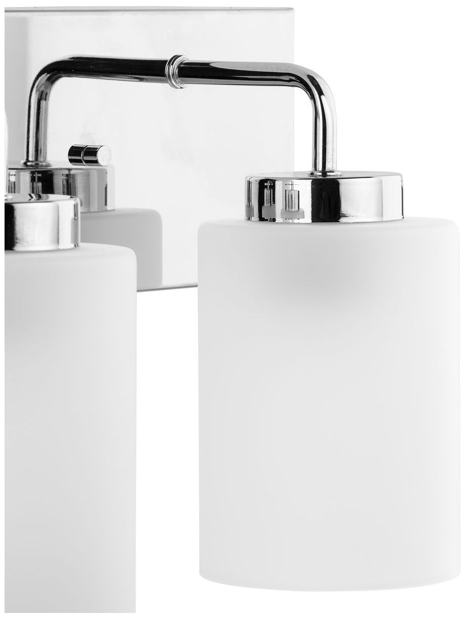 Image 5 Progress Lighting Merry 2-Light Etched Glass Transitional Vanity Light more views
