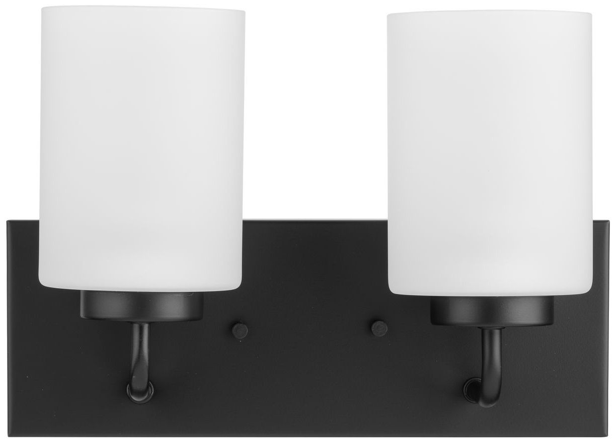 Image 5 Progress Lighting Merry 2-Light Etched Glass Transitional Vanity Light more views