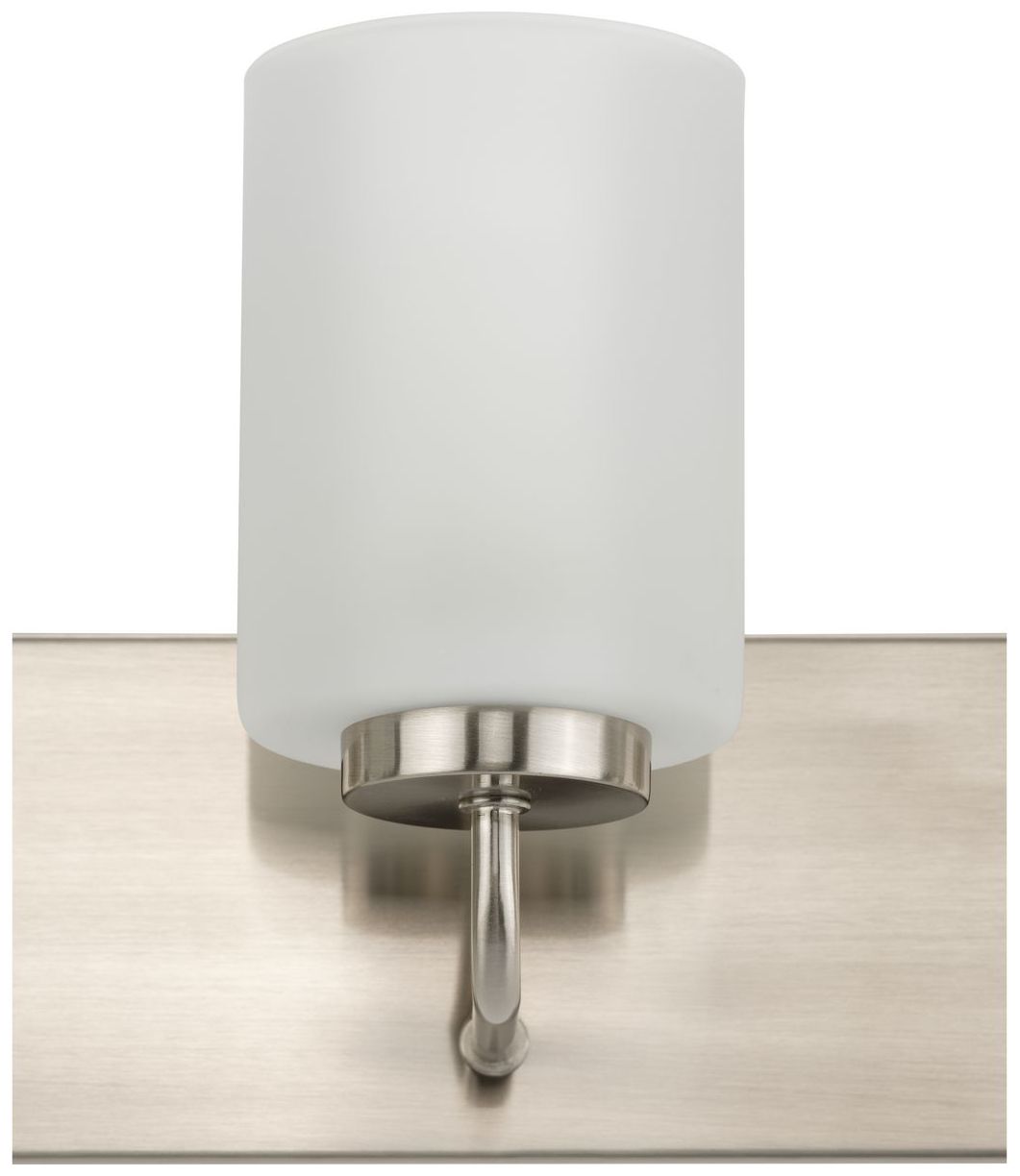 Progress Lighting Merry 3-Light Etched Glass Transitional Vanity Light
