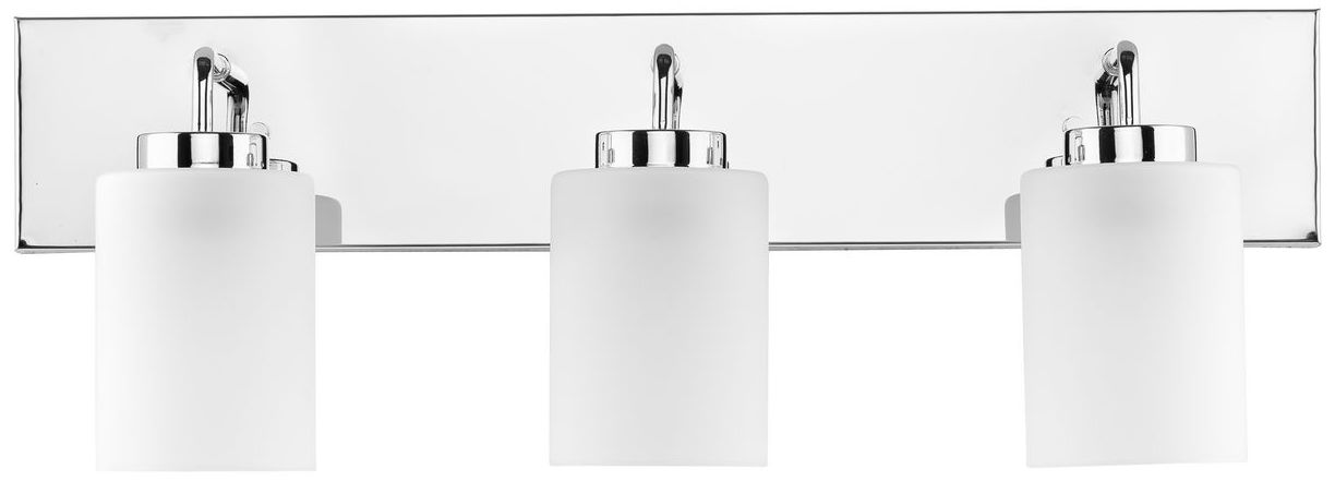 Image 6 Progress Lighting Merry 3-Light Etched Glass Transitional Vanity Light more views