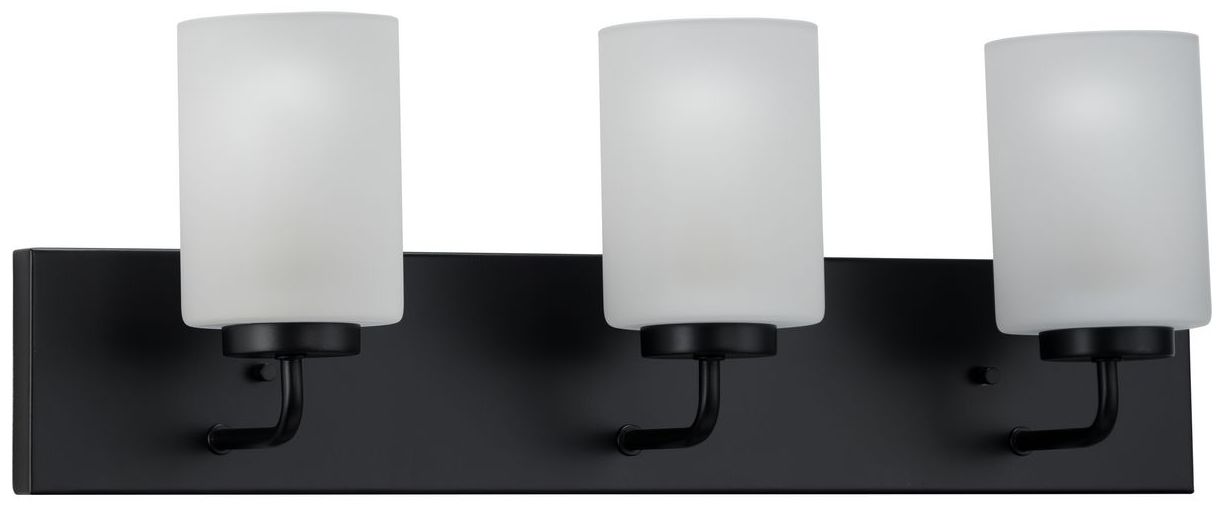 Image 5 Progress Lighting Merry 3-Light Etched Glass Transitional Vanity Light more views