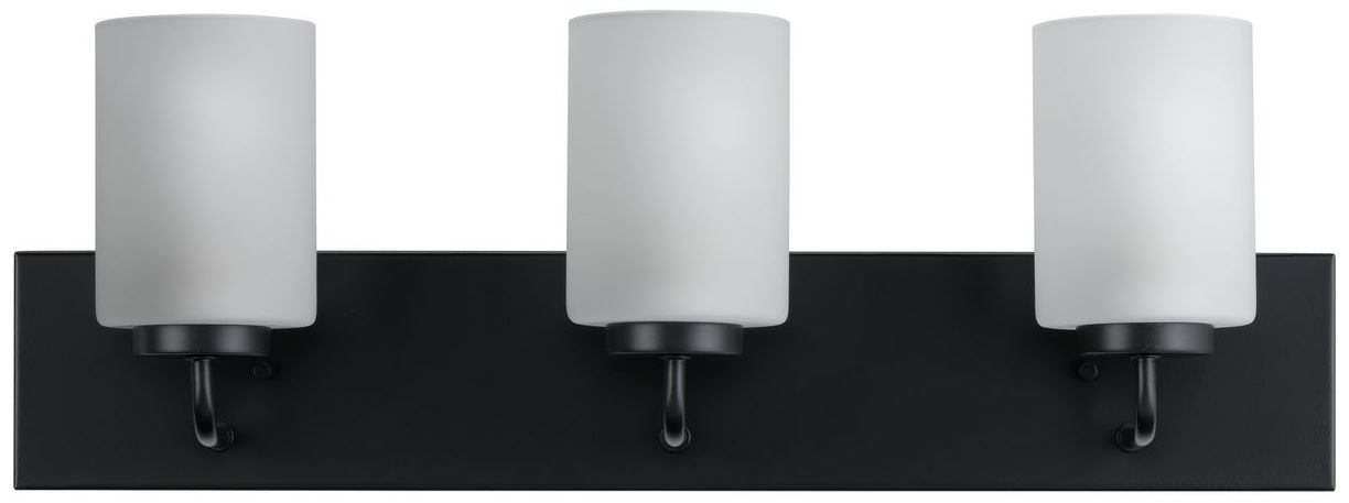 Image 6 Progress Lighting Merry 3-Light Etched Glass Transitional Vanity Light more views