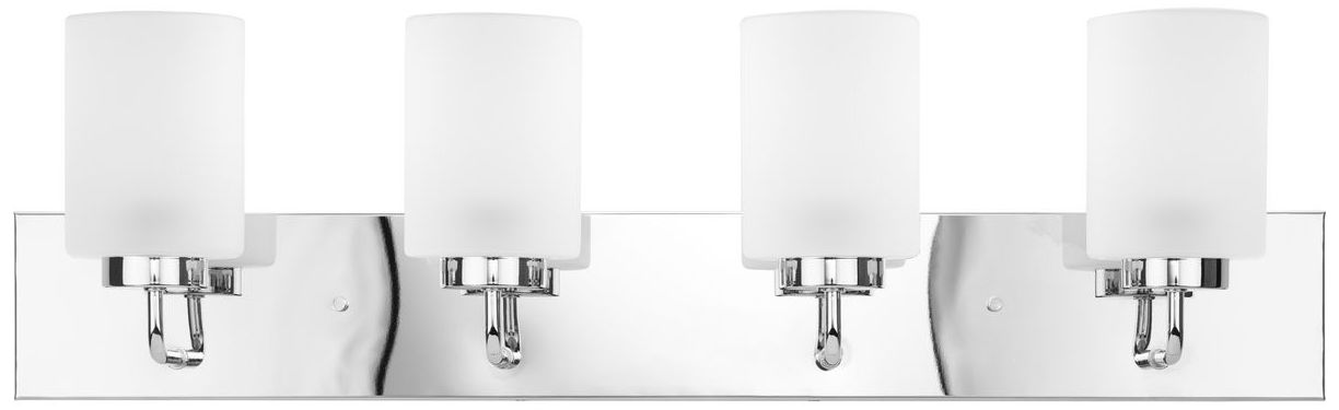 Image 5 Progress Lighting Merry 4-Light Etched Glass Transitional Vanity Light more views
