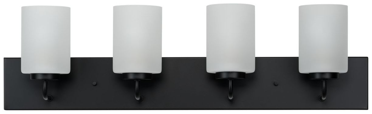 Image 5 Progress Lighting Merry 4-Light Etched Glass Transitional Vanity Light more views