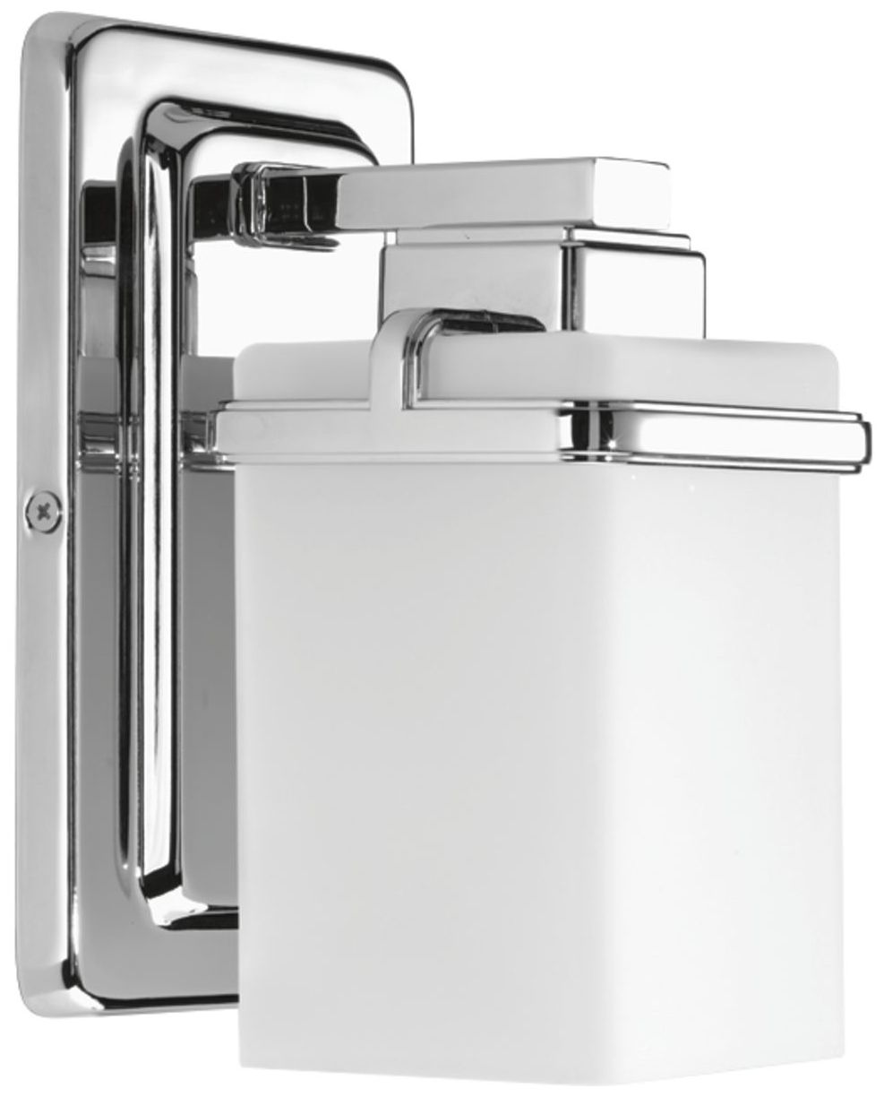 Thumbnail2 of Progress Lighting Metric Collection Polished Chrome 1-Light Vanity more views