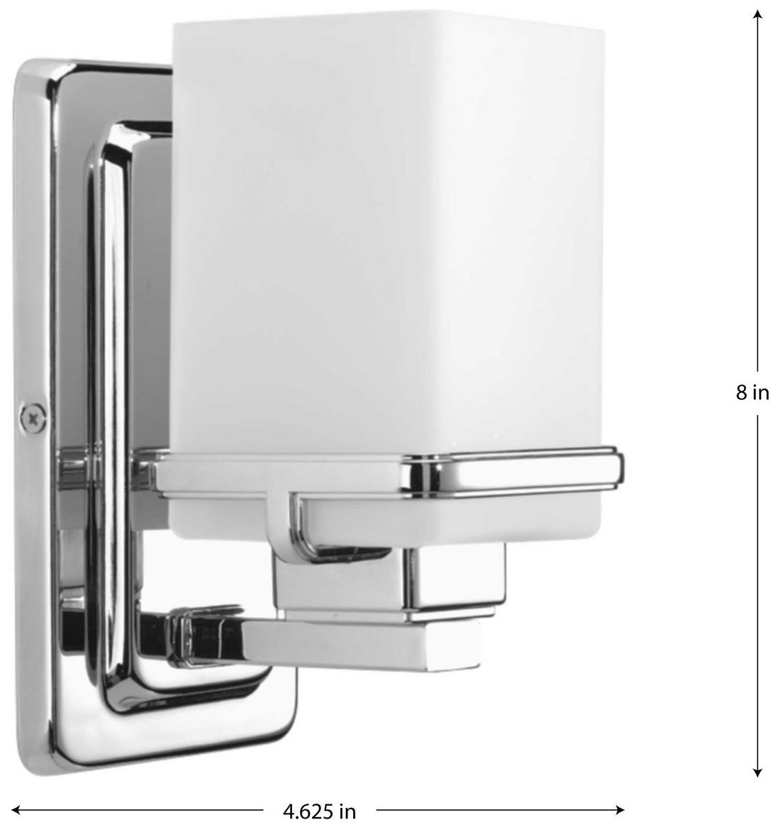 Thumbnail4 of Progress Lighting Metric Collection Polished Chrome 1-Light Vanity more views