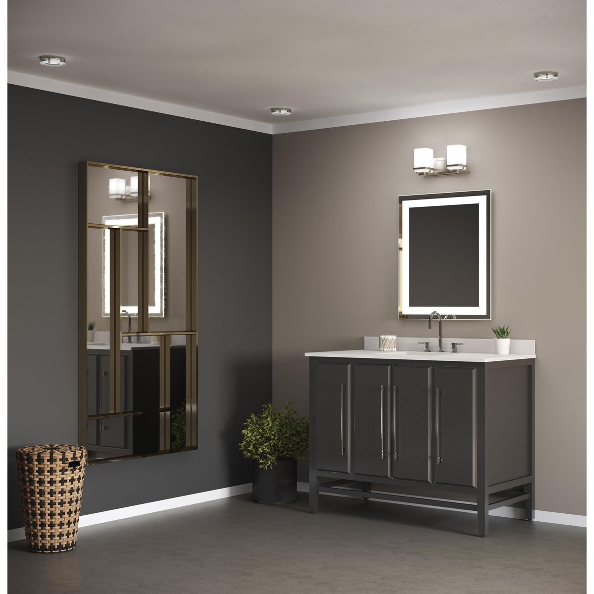Image 2 Progress Lighting Metric Collection Polished Chrome 2-Light Vanity more views