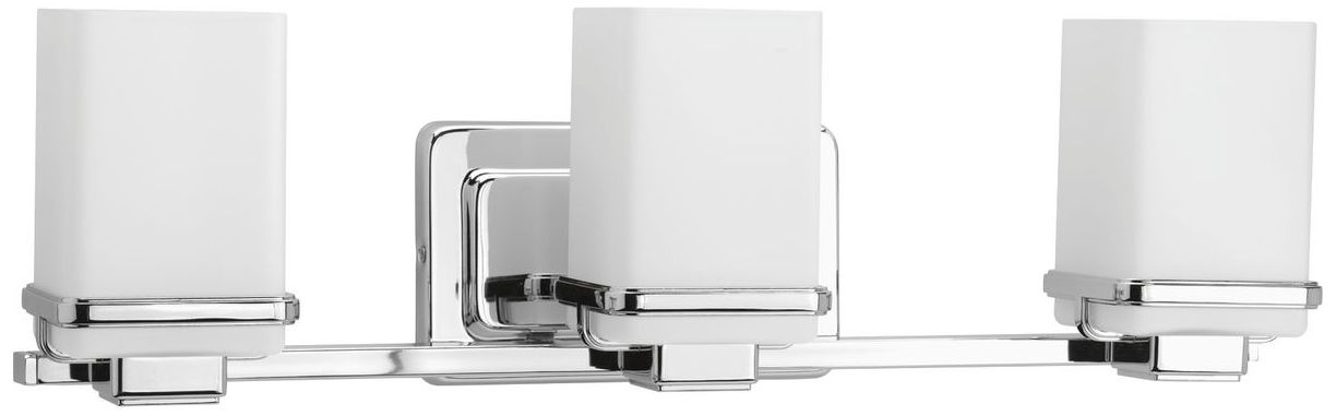 Progress Lighting Metric Collection Polished Chrome 3-Light Vanity