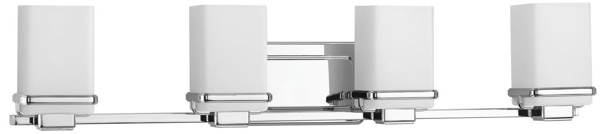 Progress Lighting Metric Collection Polished Chrome 4-Light Vanity