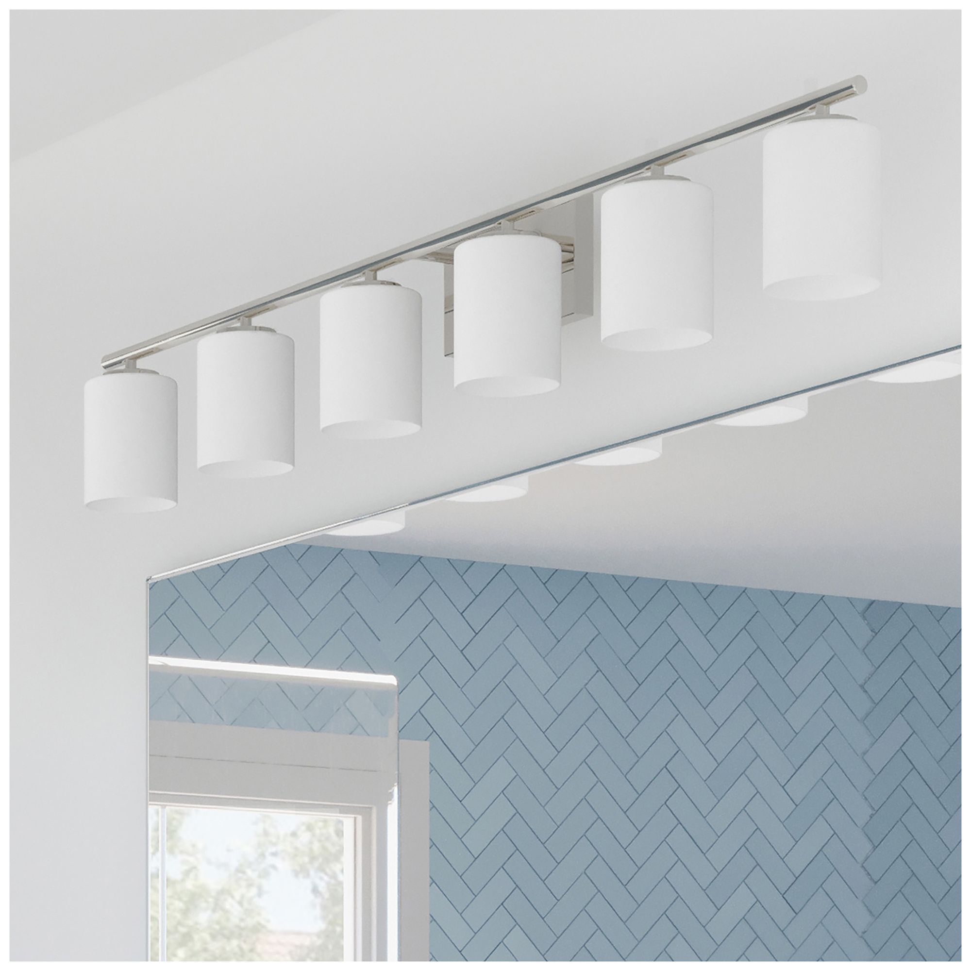 Progress Lighting Replay 6-Light Traditional Vanity Light