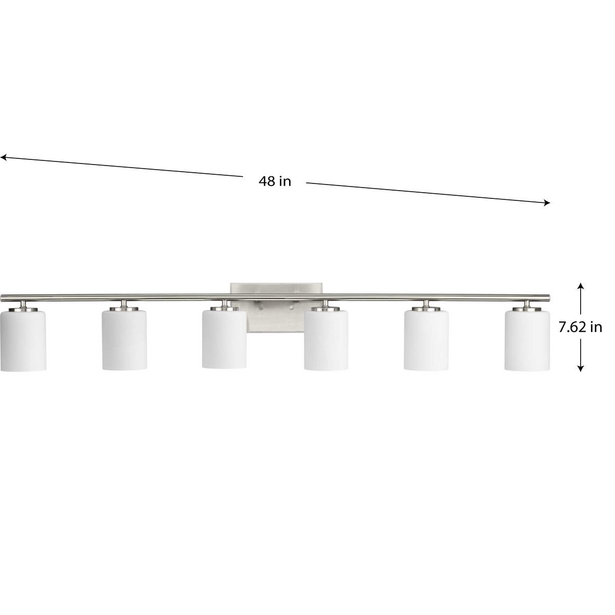 Progress Lighting Replay 6-Light Traditional Vanity Light