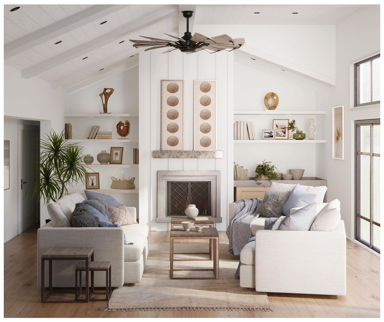 Image 2 Progress Lighting Springer Collection 60" Twelve-Blade 60" Ceiling Fan more views