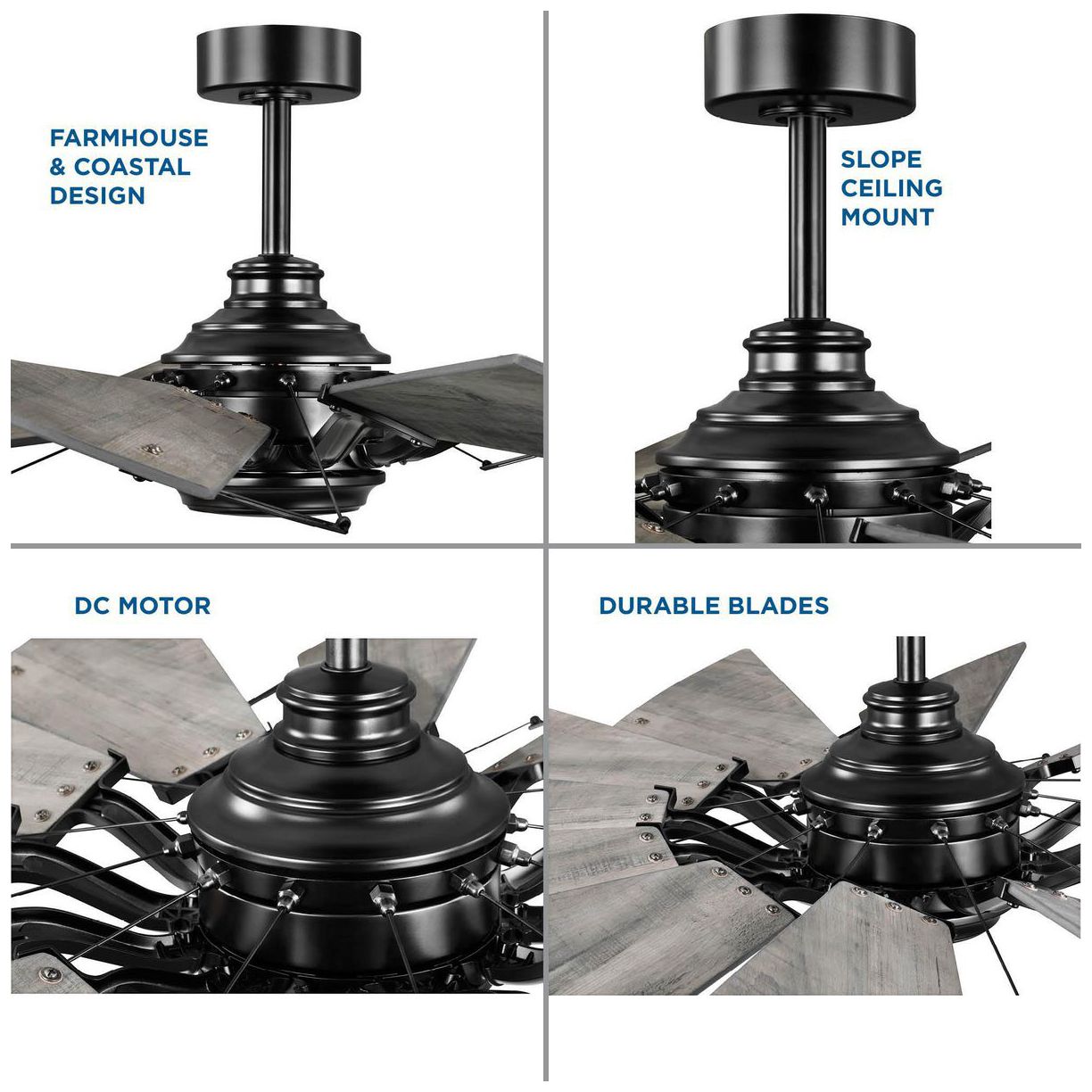Image 5 Progress Lighting Springer Collection 60" Twelve-Blade 60" Ceiling Fan more views
