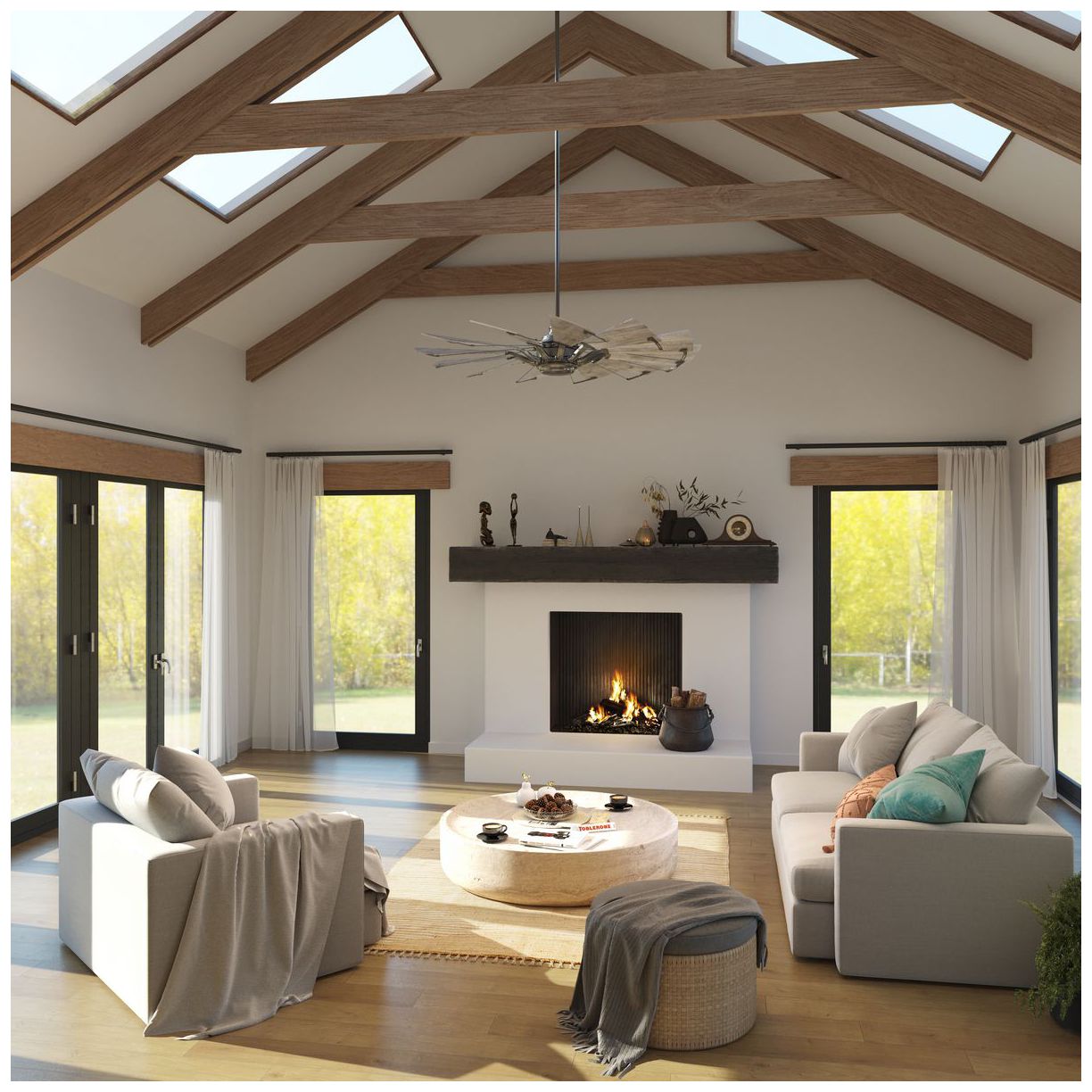 Image 7 Progress Lighting Springer Collection 60" Twelve-Blade 60" Ceiling Fan more views
